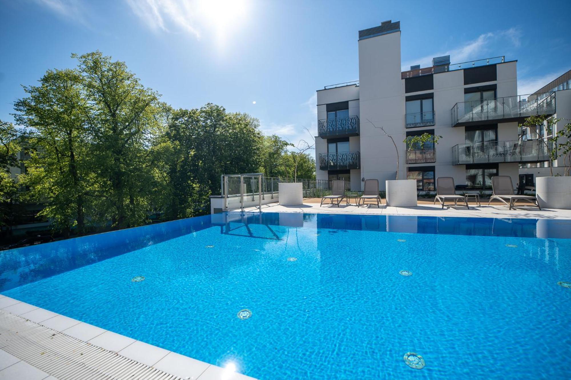 Faro Apartamenty Nadmorskie Tarasy Spa Przy Latarni I Molo Baseny, Sauny, Fitness I Parking W Cenie Kołobrzeg Eksteriør bilde