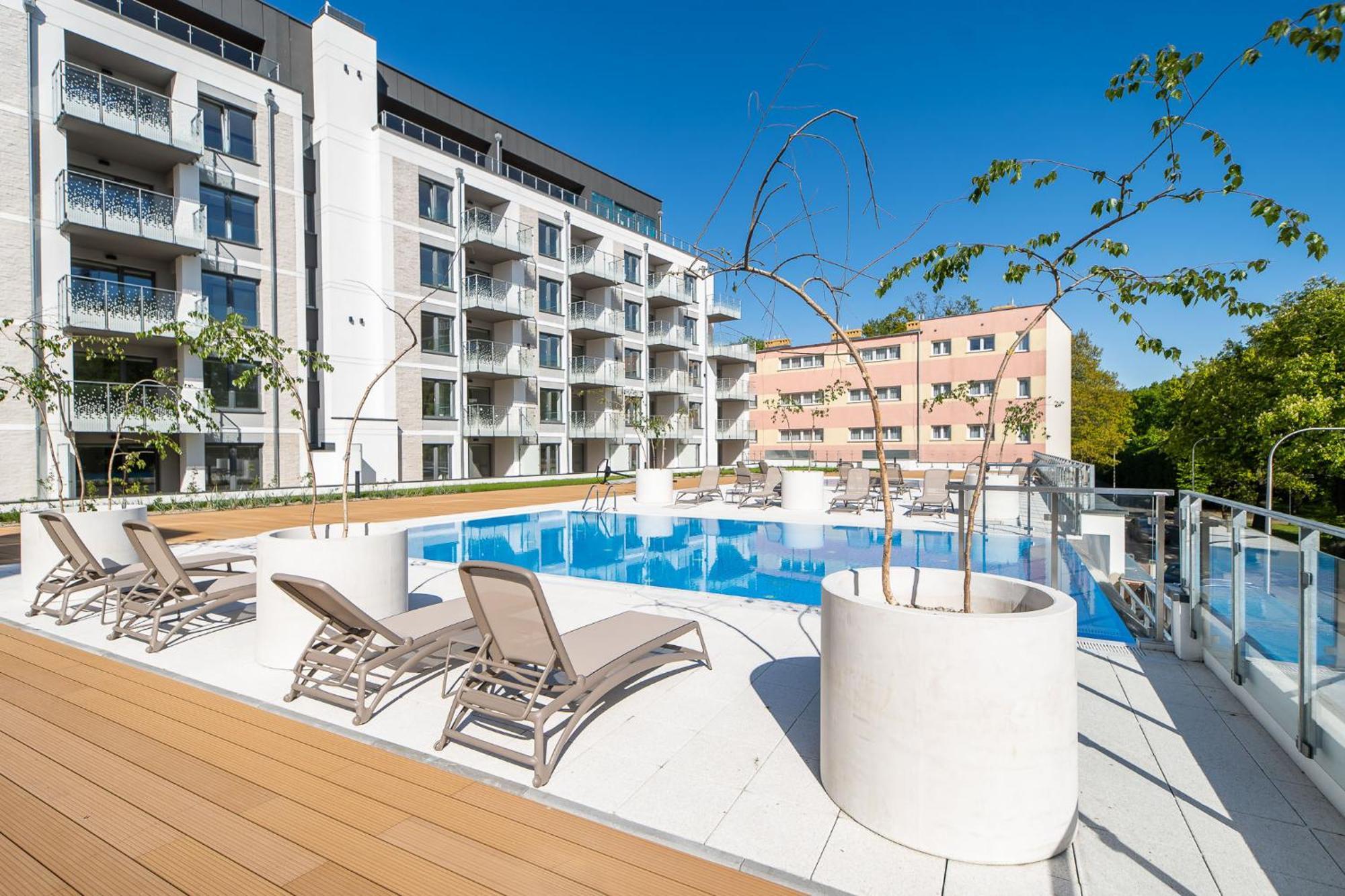 Faro Apartamenty Nadmorskie Tarasy Spa Przy Latarni I Molo Baseny, Sauny, Fitness I Parking W Cenie Kołobrzeg Eksteriør bilde