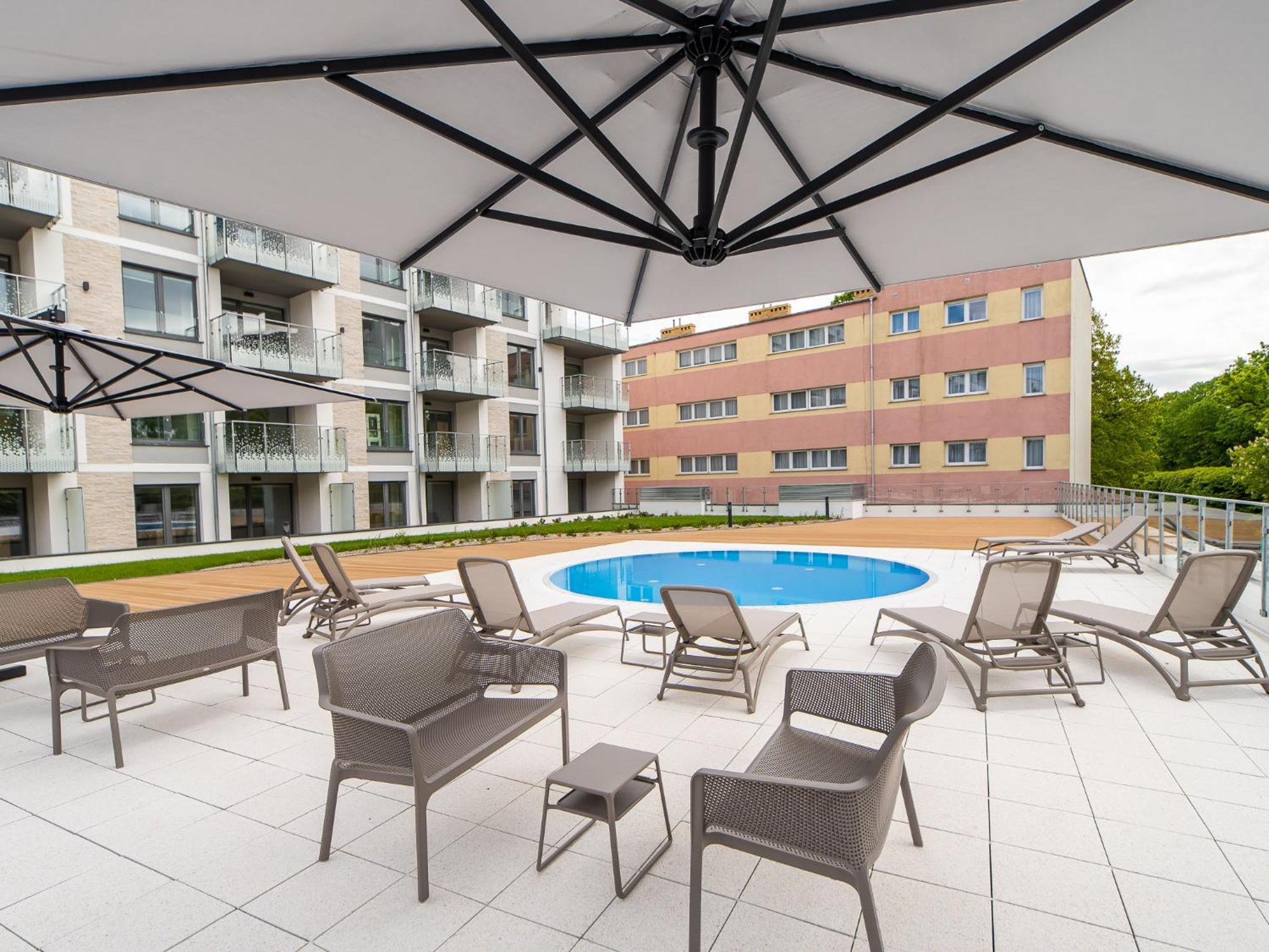 Faro Apartamenty Nadmorskie Tarasy Spa Przy Latarni I Molo Baseny, Sauny, Fitness I Parking W Cenie Kołobrzeg Eksteriør bilde