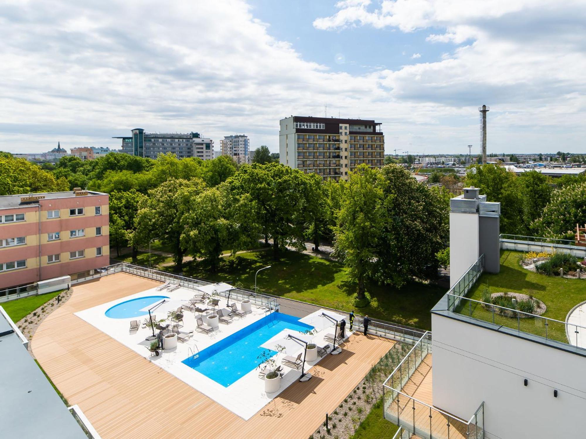 Faro Apartamenty Nadmorskie Tarasy Spa Przy Latarni I Molo Baseny, Sauny, Fitness I Parking W Cenie Kołobrzeg Eksteriør bilde
