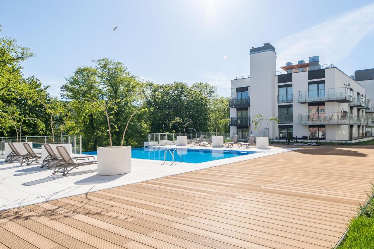 Faro Apartamenty Nadmorskie Tarasy Spa Przy Latarni I Molo Baseny, Sauny, Fitness I Parking W Cenie Kołobrzeg Eksteriør bilde